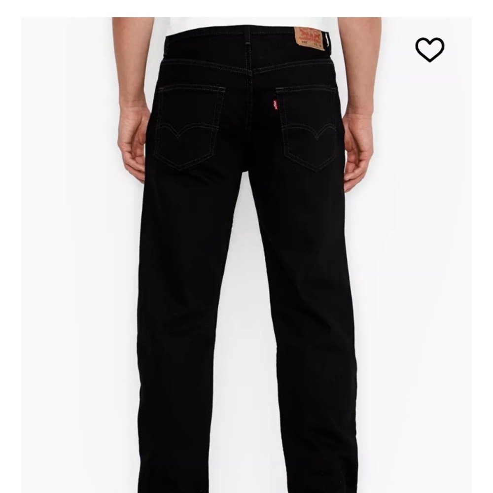Levi's 550 Jeans Black Indigo 36x30